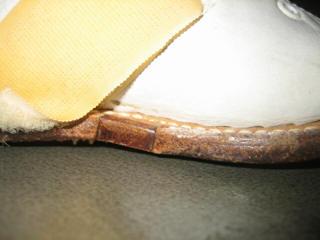 Vtg Orthopedic Baby Splint Corrective White Leather Pre Walker Shoes Open Toe
