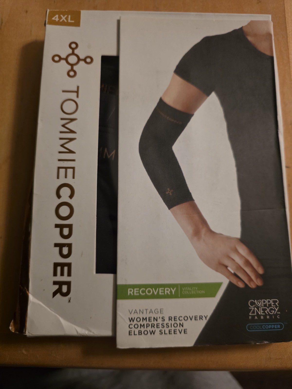 New Tommie Copper Compression Elbow Sleeve Unisex Black 4XL – PAIN RELIEF.