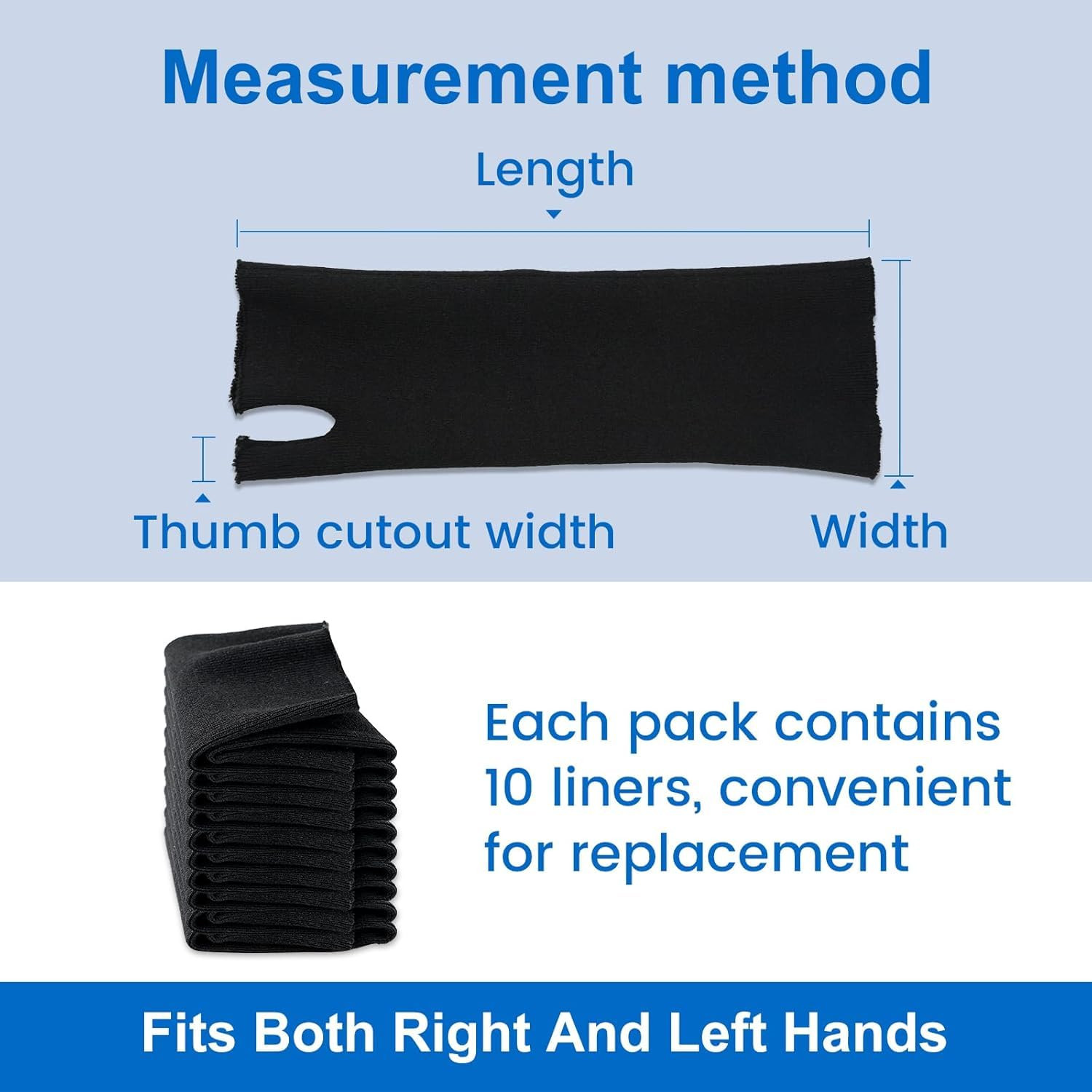 Hand Socks for Splint, Tubular Stockinette Tubing for Arm,Elastic Arm Cast Cover