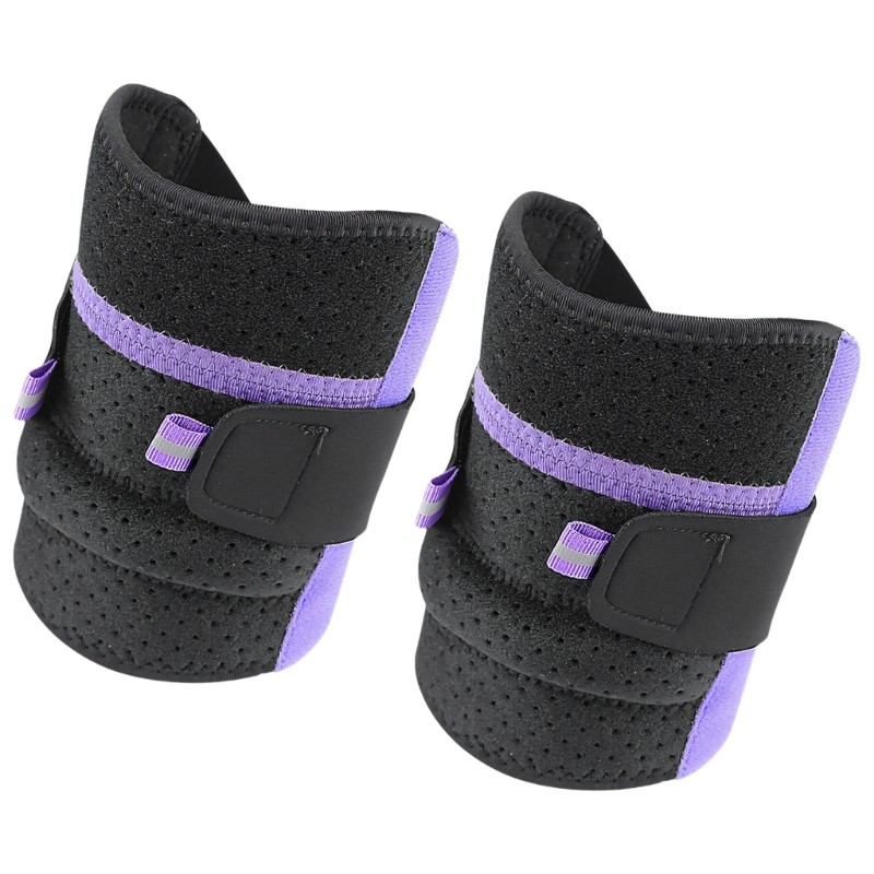 Set of 2 Sports Knee Brace with Adjustable Strap for Running Basketball Football