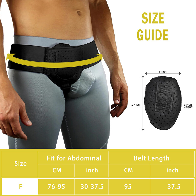 Medical Inguinal Groin Hernia Support Belt for Men Truss Brace Wrap Pain Relief