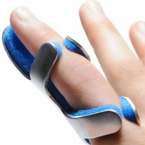 Frog Type Padded Finger Splint Foam Lined Aluminum Finger Splint~Free Shipping/