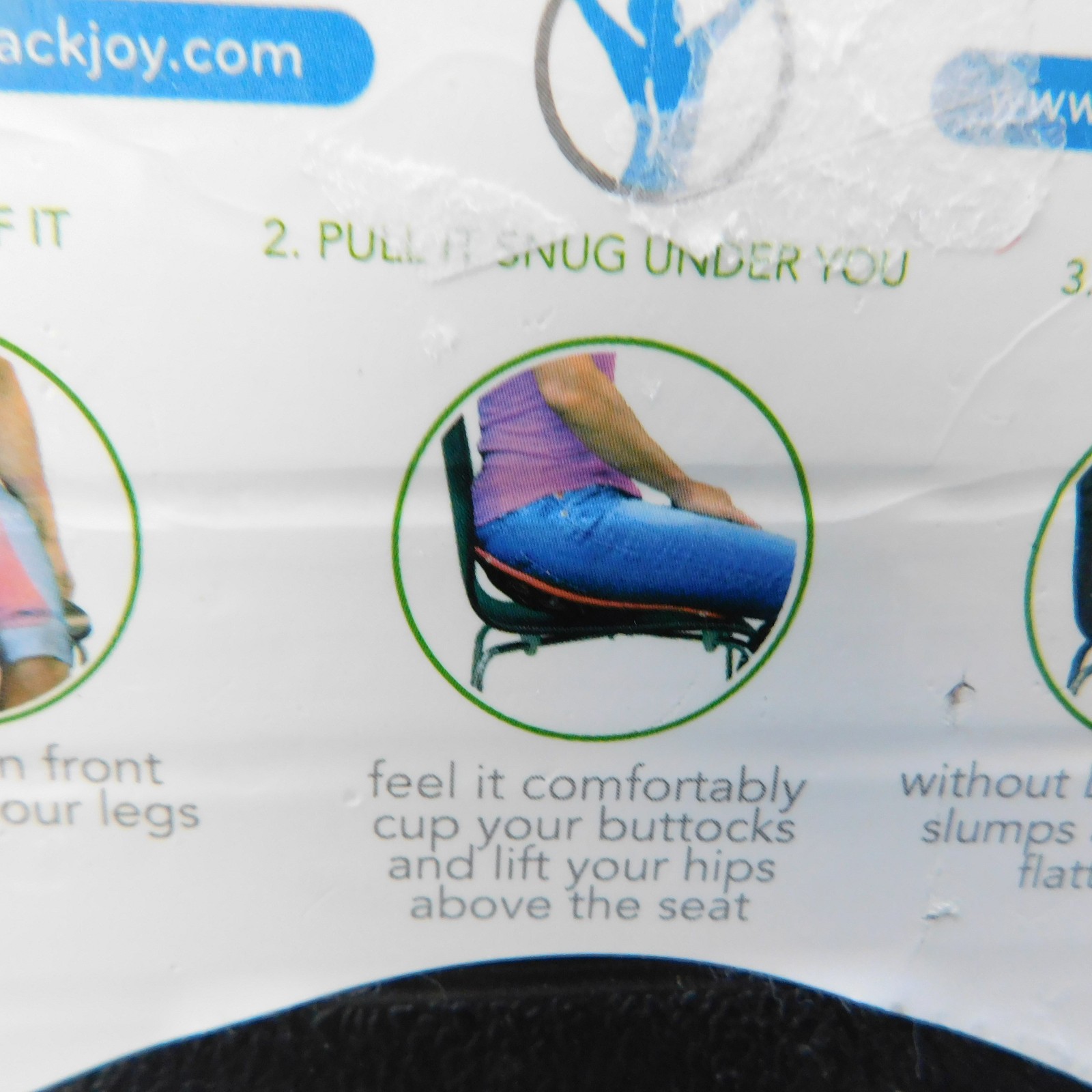 BackJoy SitSmart Core Traction Posture Seat for Lower Back