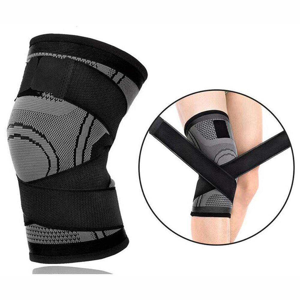 Knee Brace Compression Sleeve Support For Arthritis Sport Gym Joint Pain Relief