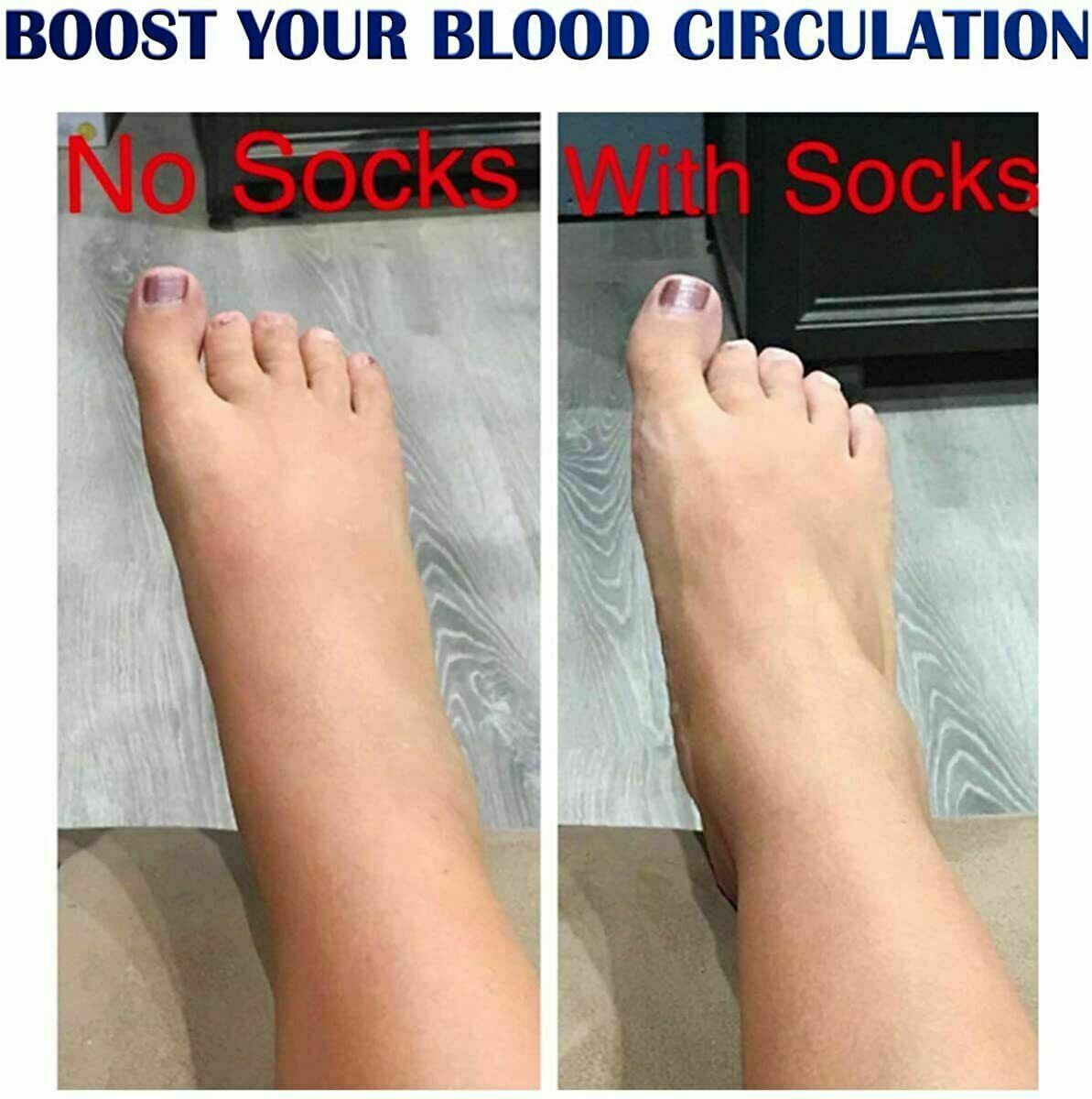 Compression Socks Women Men Circulation Medical Support Running Tight Stockings