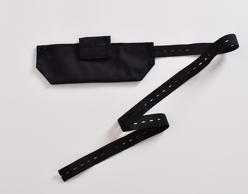 Grommet Peritoneal Dialysis Belt PD Catheter Holder Belt Breathable Adjustable