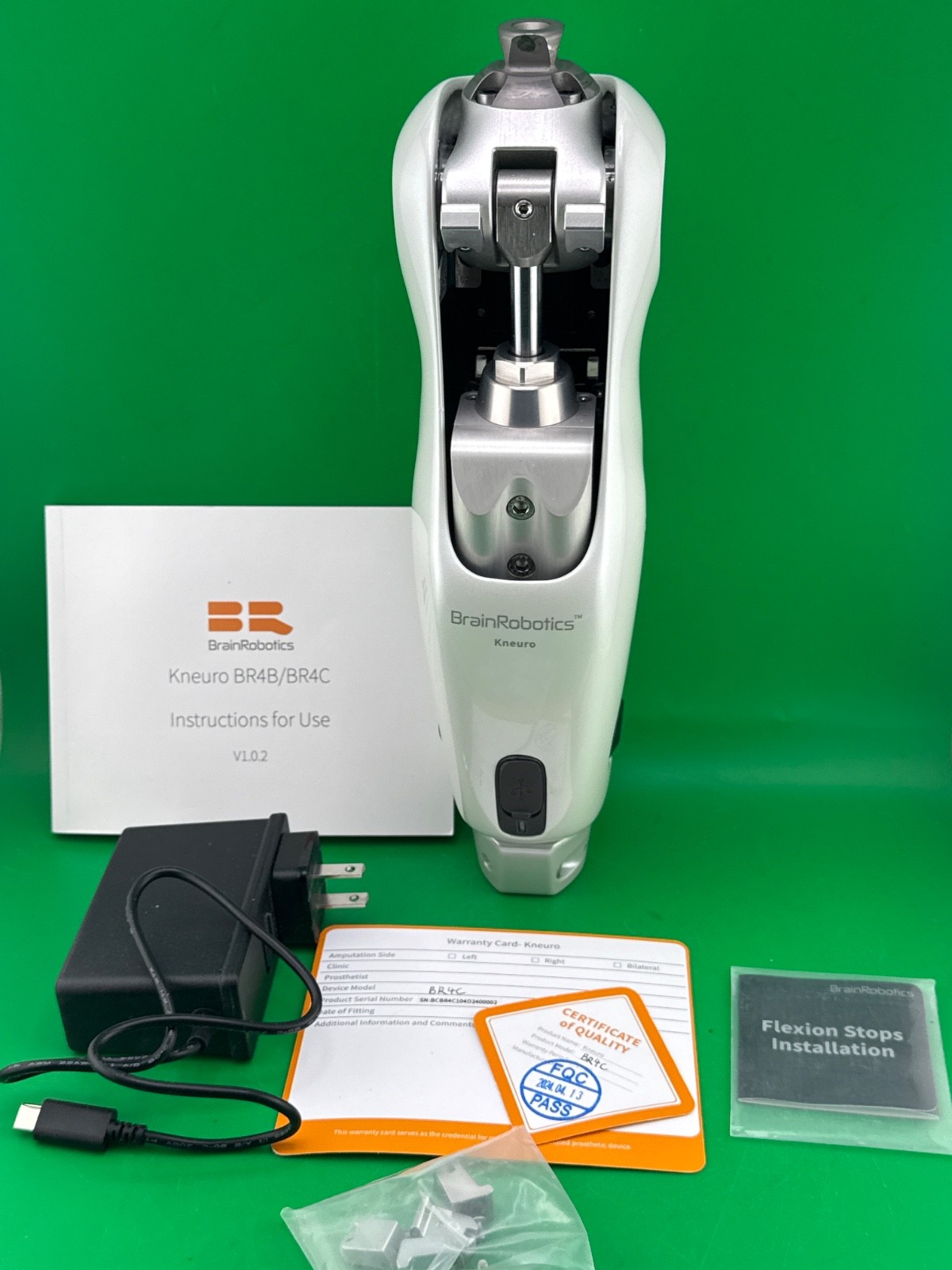Brainrobotics brain robotics Kneuro Microprocessor prosthetic knee. New cond