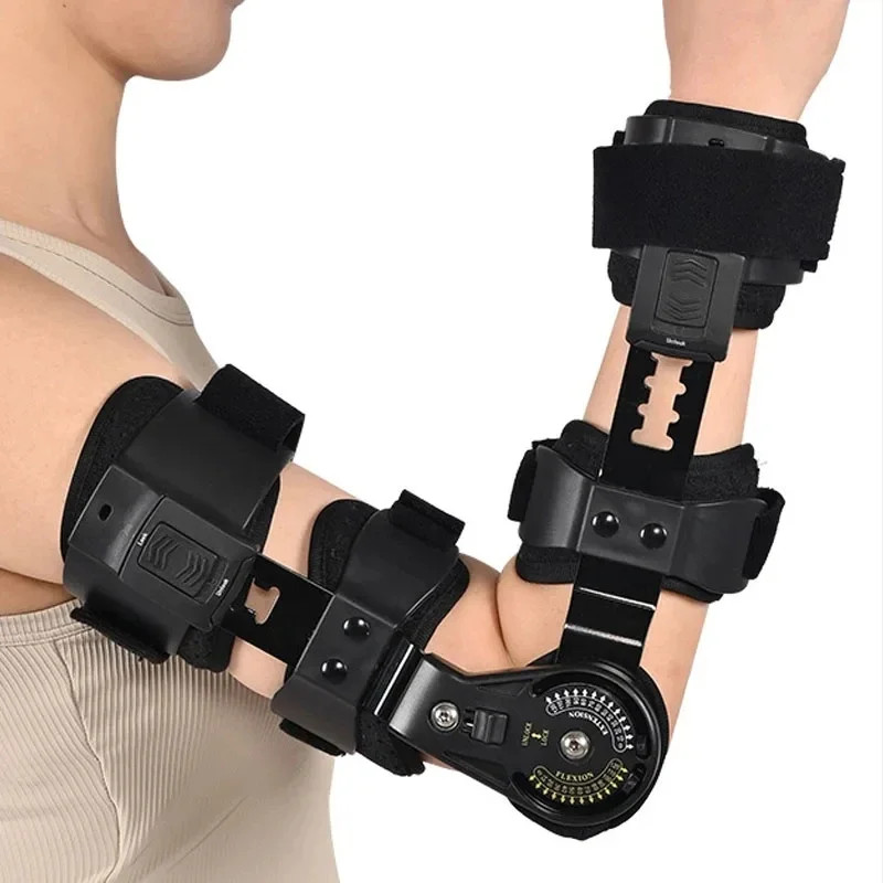 Elbow Joint Fixation Brace ROM Hinged Shoulder Arm Sling Forarm Braces Support