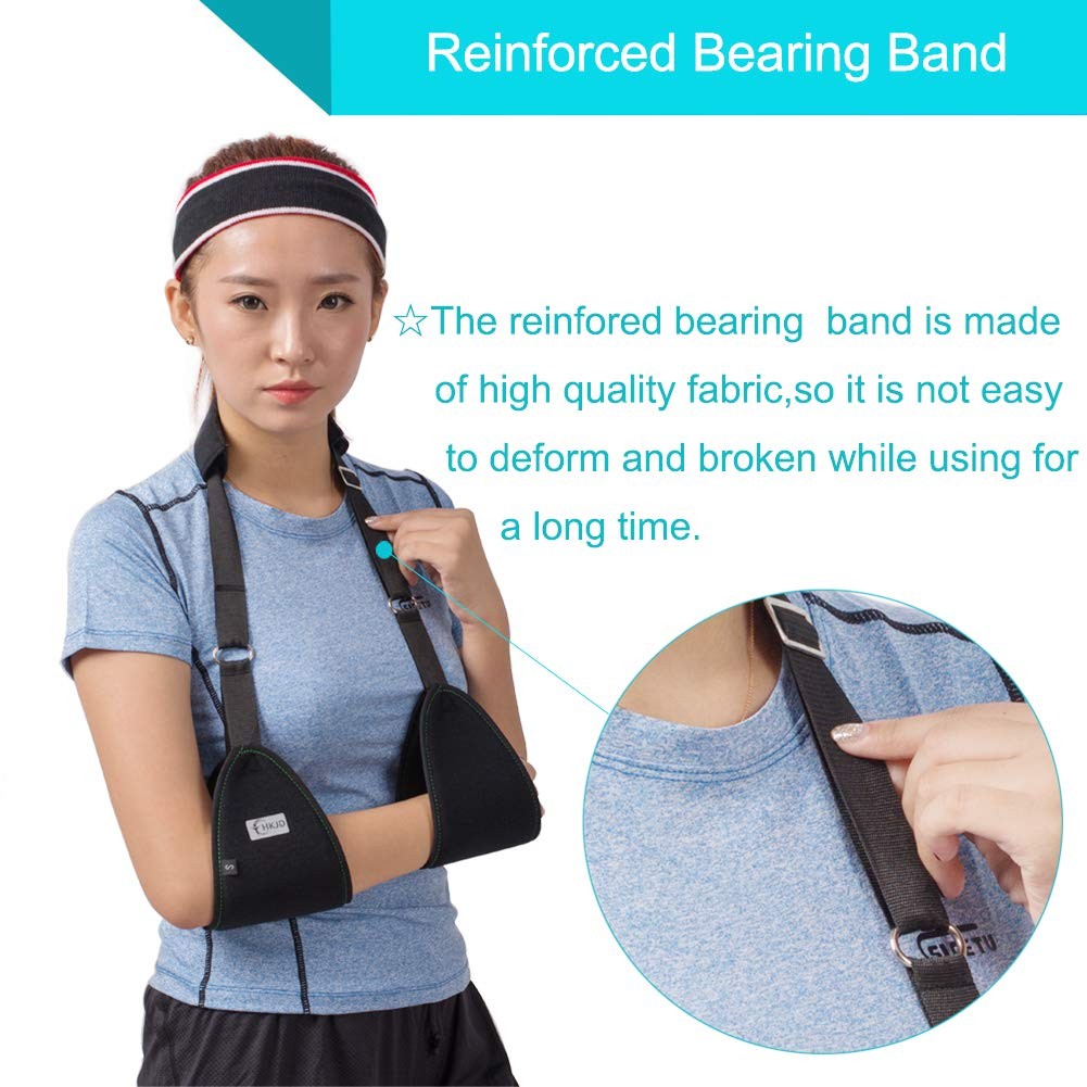 Triangle Dislocated Arm Sling Shoulder Immobilizer Rotator Cuff Wrist Elbow F…