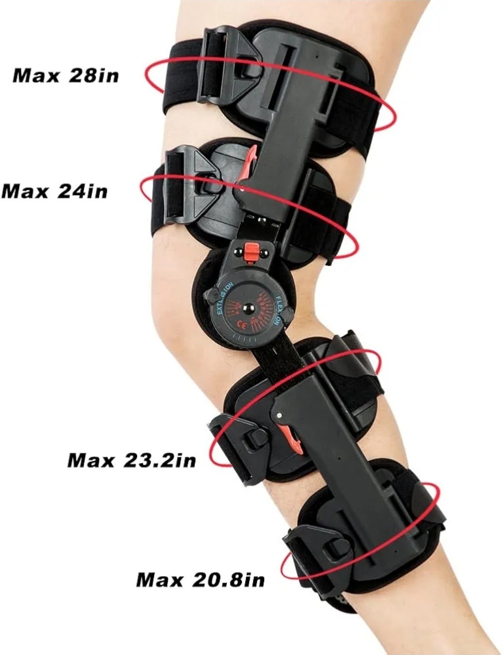 kefit Hinged Knee Brace Rom, Knee Support for Torn Acl, Meniscus Tear, Pcl,…