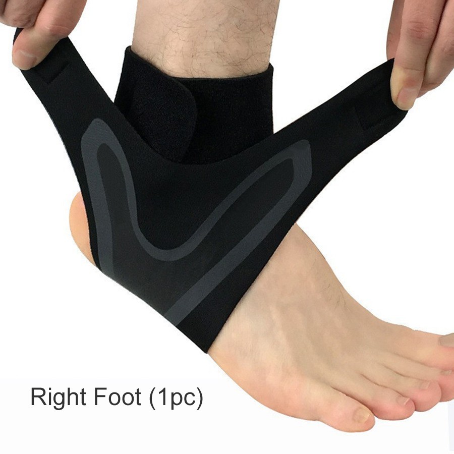 Adjustable Ankle Brace Compression Sleeve Support Sports Running Fascitis Pain