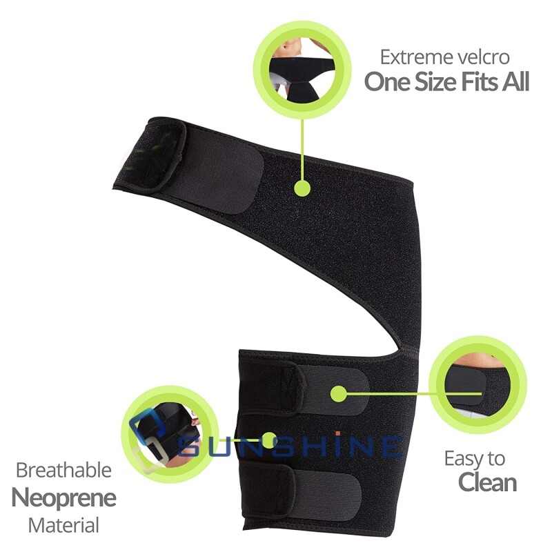 Hip Brace Compression Groin Support Wrap for Sciatica Pain Relief Thigh Recovery