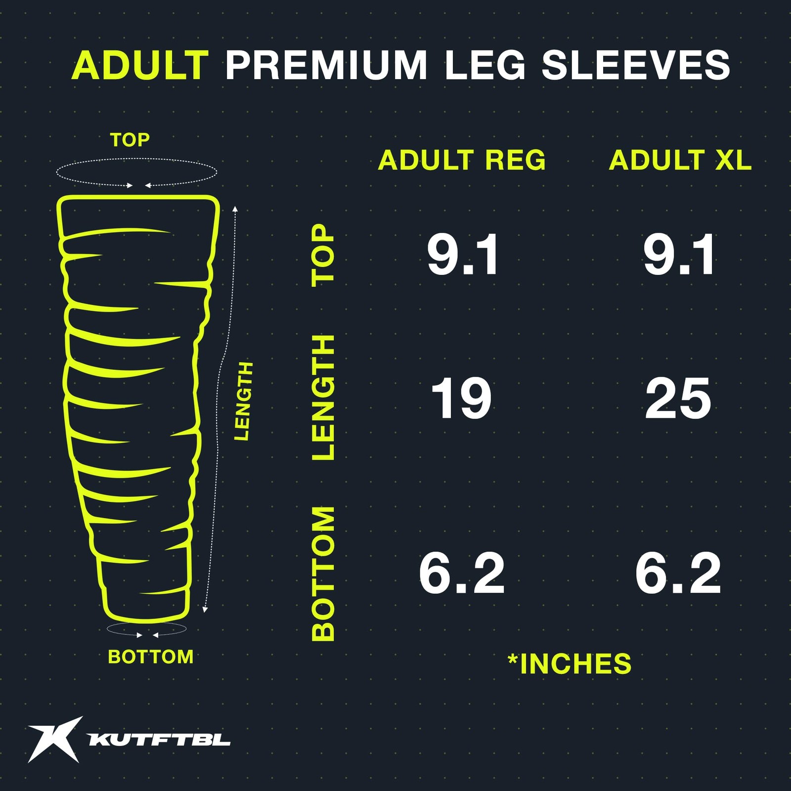 Pre-Scrunched Football Leg Sleeves Built-In Hidden Elastic Bands Knee