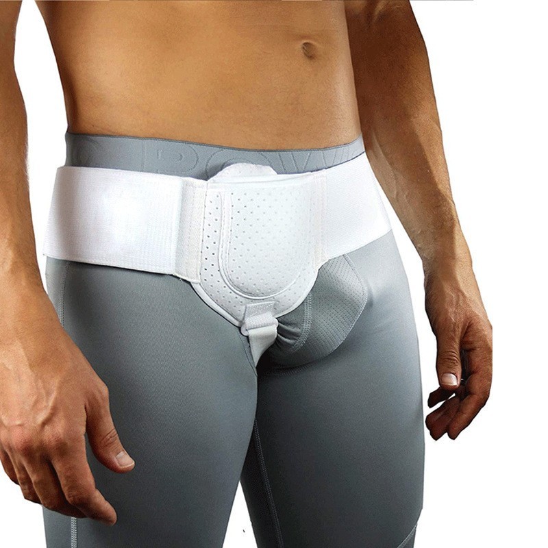 Adjustable Hernia Belt Truss for Men, Inguinal Groin Support Sports Hernia Strap