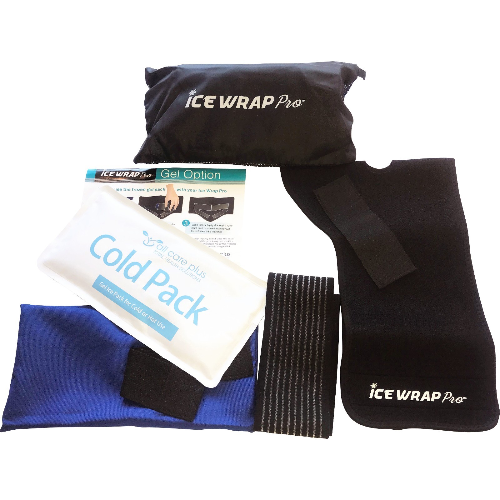 Gel Pack Cold Heat Compress Knee Ankle Shoulder Hip Injury Wrap Brace