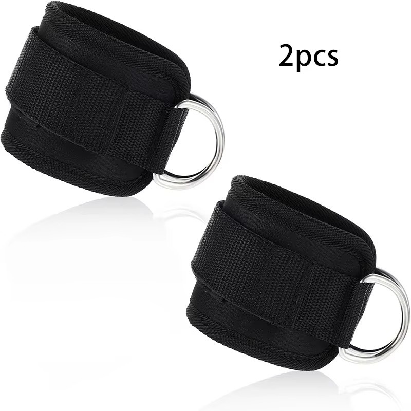Adjustable Ankle Cuffs for Cable Machine – Glute Kickback Leg & Thigh Straps