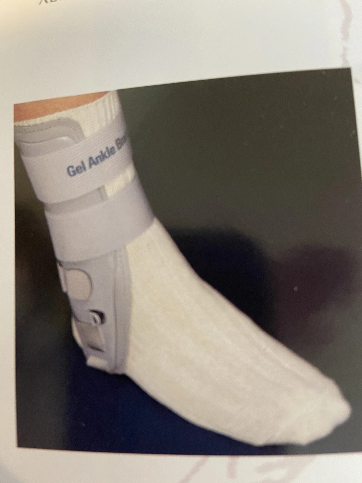 Eclipse Gel Stirrup LEFT FOOT Ankle Brace Hard Core Side Stabilizer – by Ossur