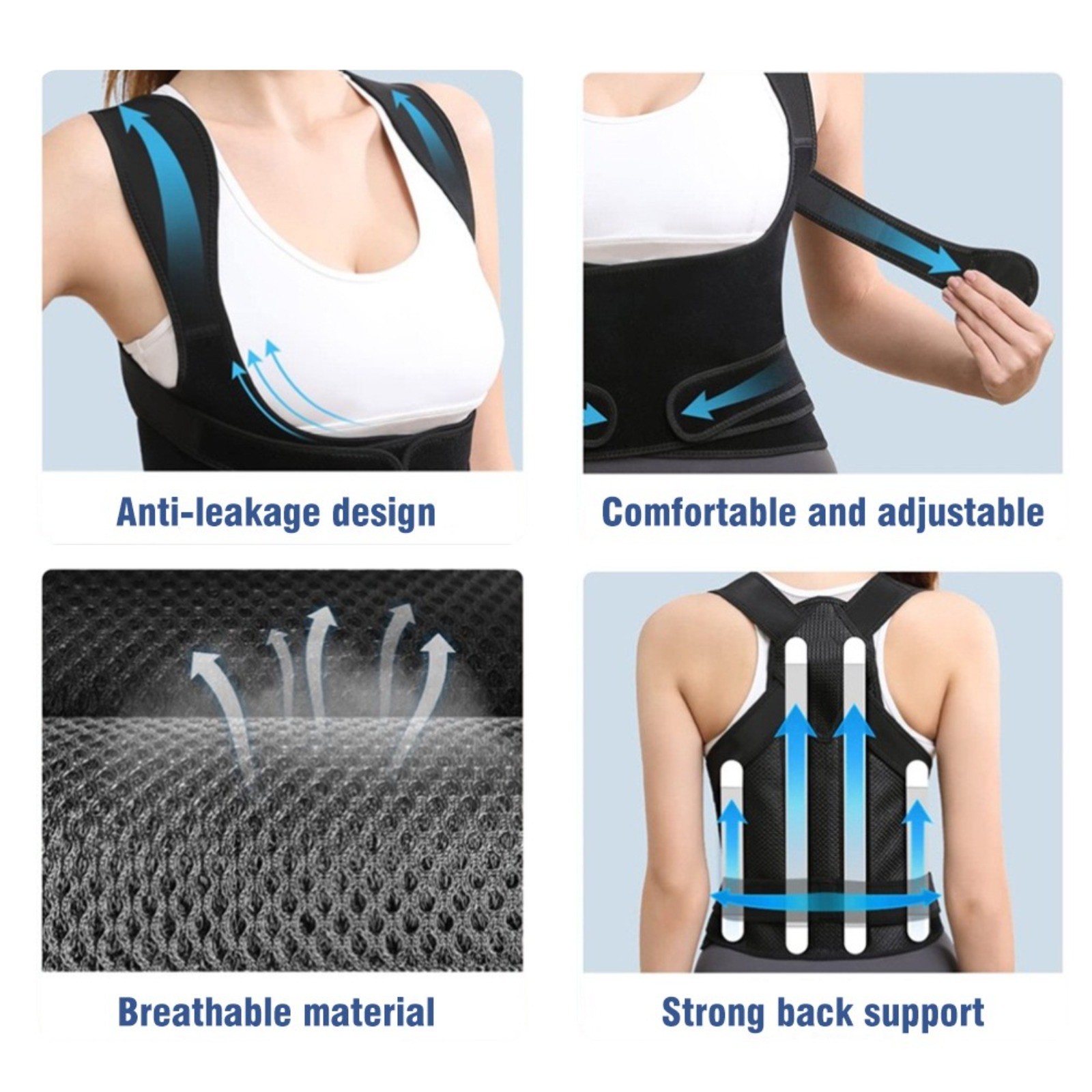 Unisex Adjustable Back Waist Support Brace Sports Fitness Strap