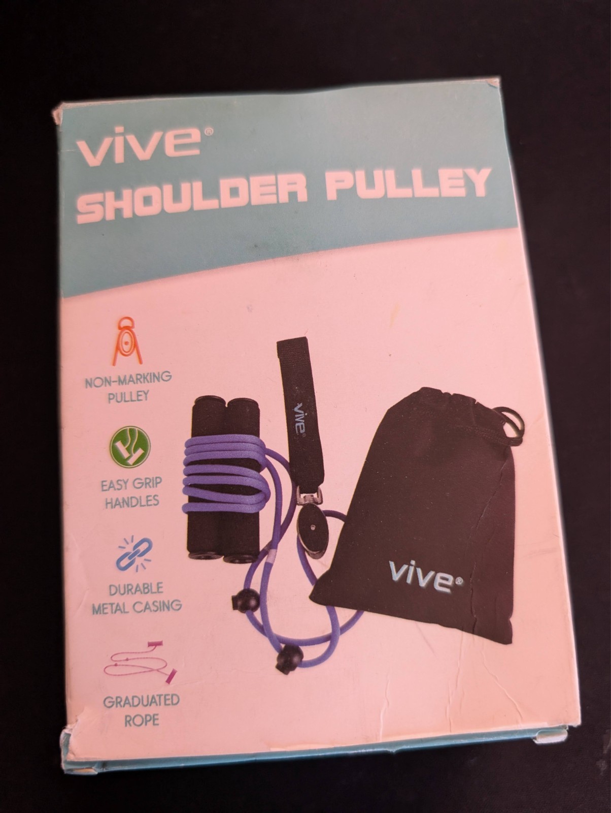 Vive Shoulder Pulley Physical Therapy Exercise Rehab Door Pulley System