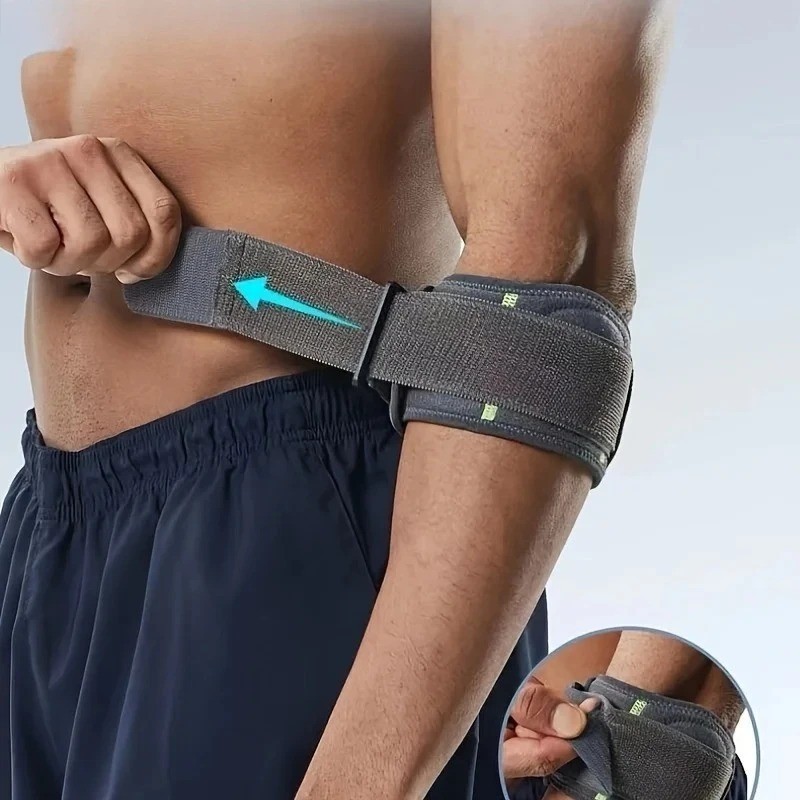 Tennis Elbow Brace Support Strap for Tendonitis Golfers Arm Pain Compression Ban