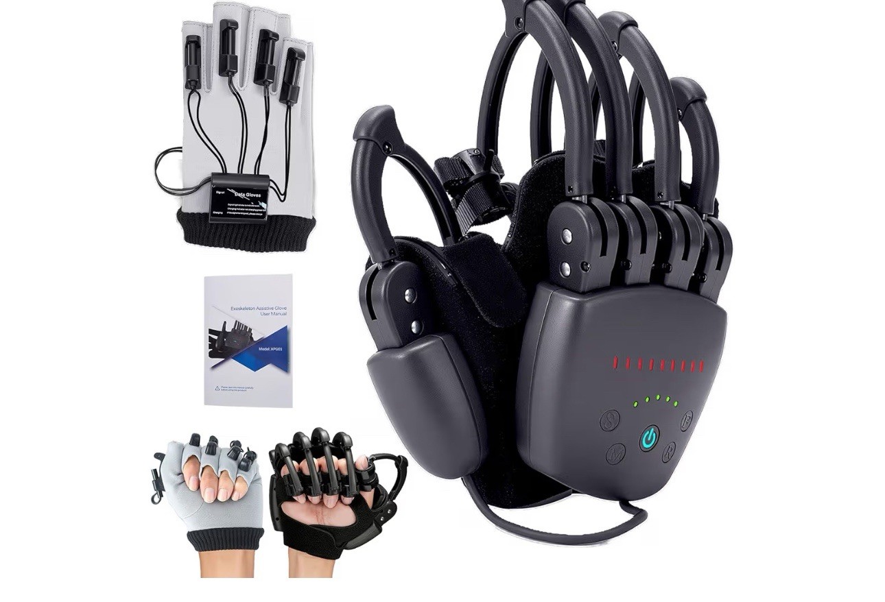 Upgrade Rehabilitation Robot Gloves for Stroke Hemiplegia Recovery Right Hand- S
