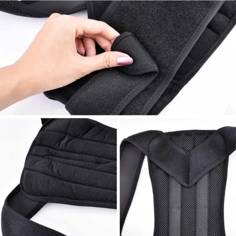 Adjustable Posture Corrector Low Back Support Shoulder Brace Belt For Men Women