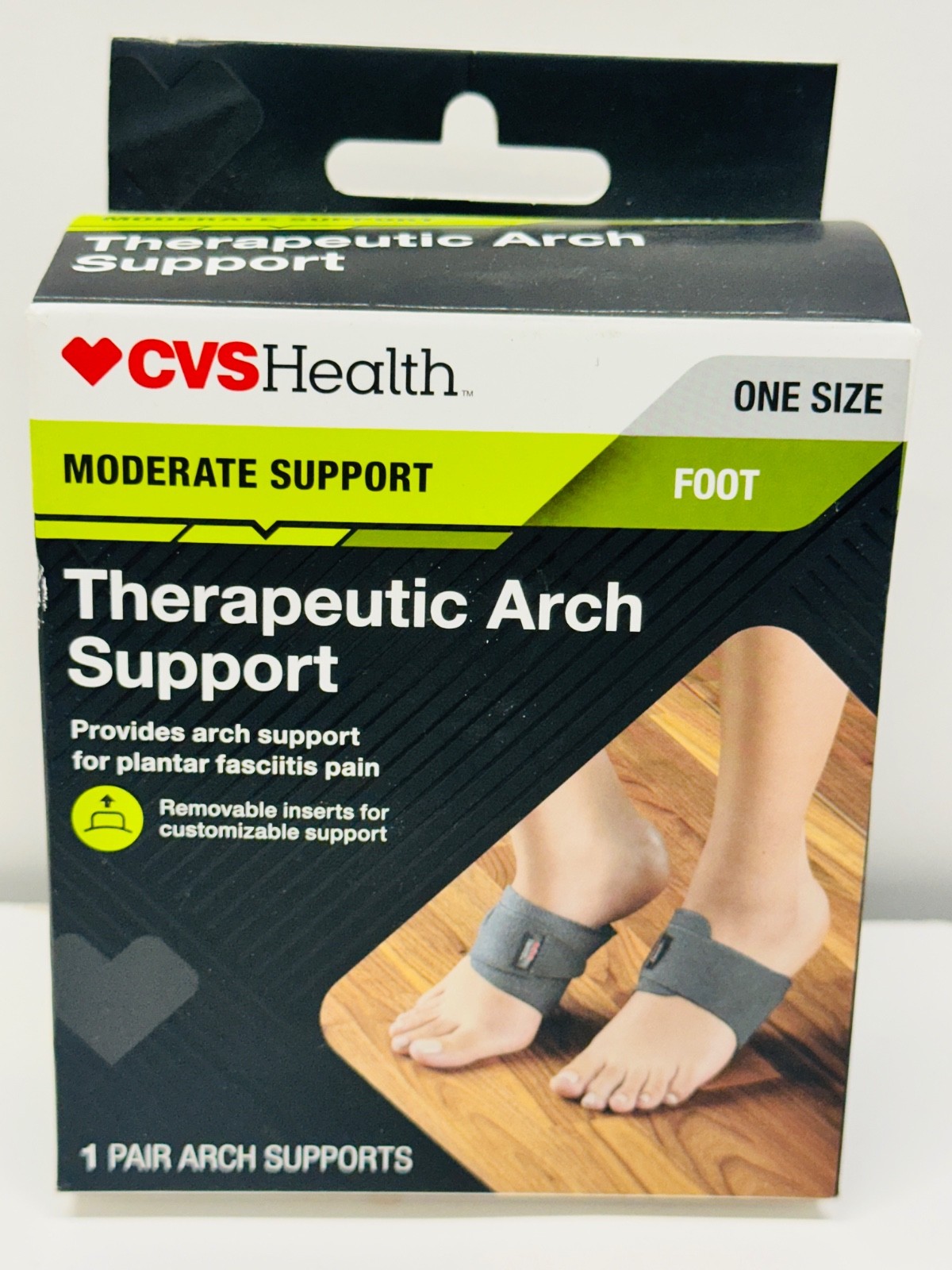Arch Support Braces Plantar Fasciitis Foot Wraps Adjustable Lot of 2