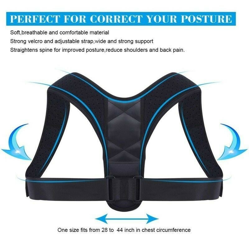 Posture Corrector For Women Men Adjustable Upper Back Brace USA FREE SHIPPING