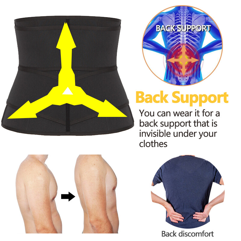 Lumbar Lower Waist Belt Brace Sciatica Pain Relief Herniated Back Support Girdle