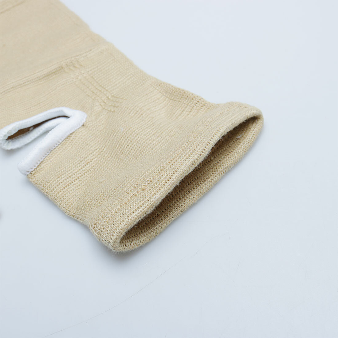 Unisex Sports Brace Ankle Stretchy Compression Support Sleeve Light Brown 2pcs