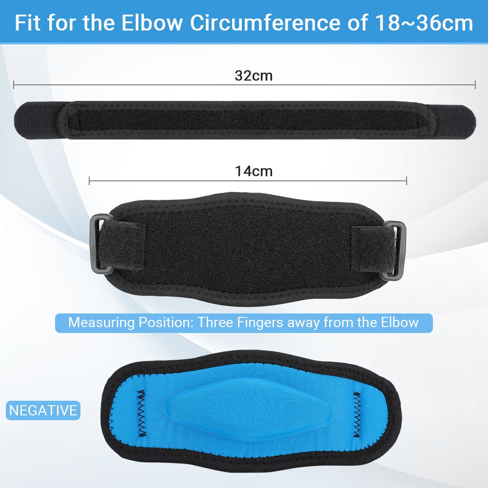 Adults Elbow Support Brace Protector Pad Guard Strap For Tennis Outdoor Spor CX4