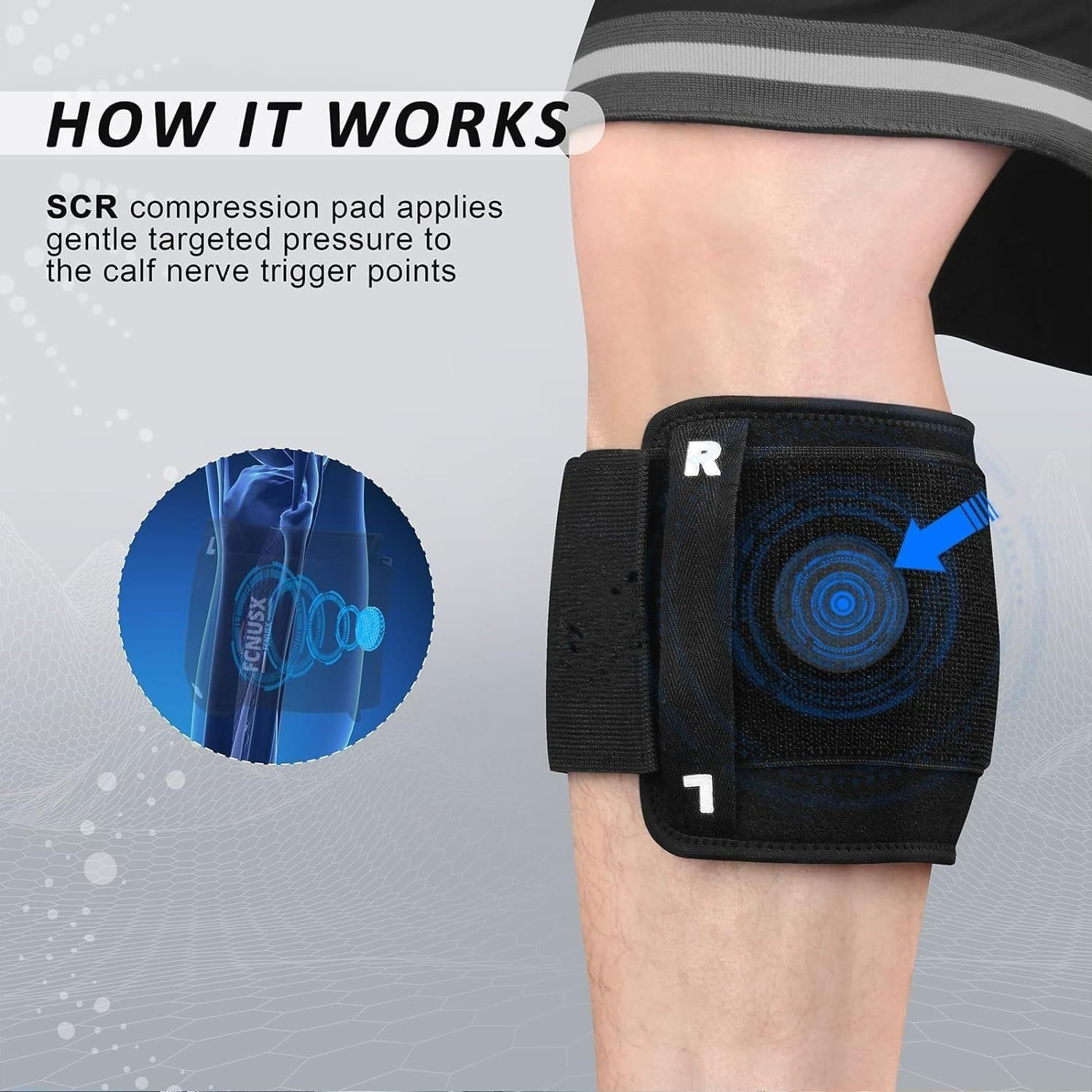 Acupressure Sciatica Relief Brace – One Size for Comprehensive Back & Leg Pain