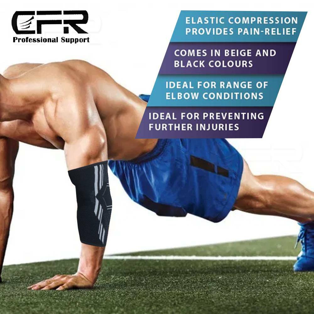 Copper Elbow Brace Compression Support Sleeve Arthritis Tendon Joint Pain Wrap @