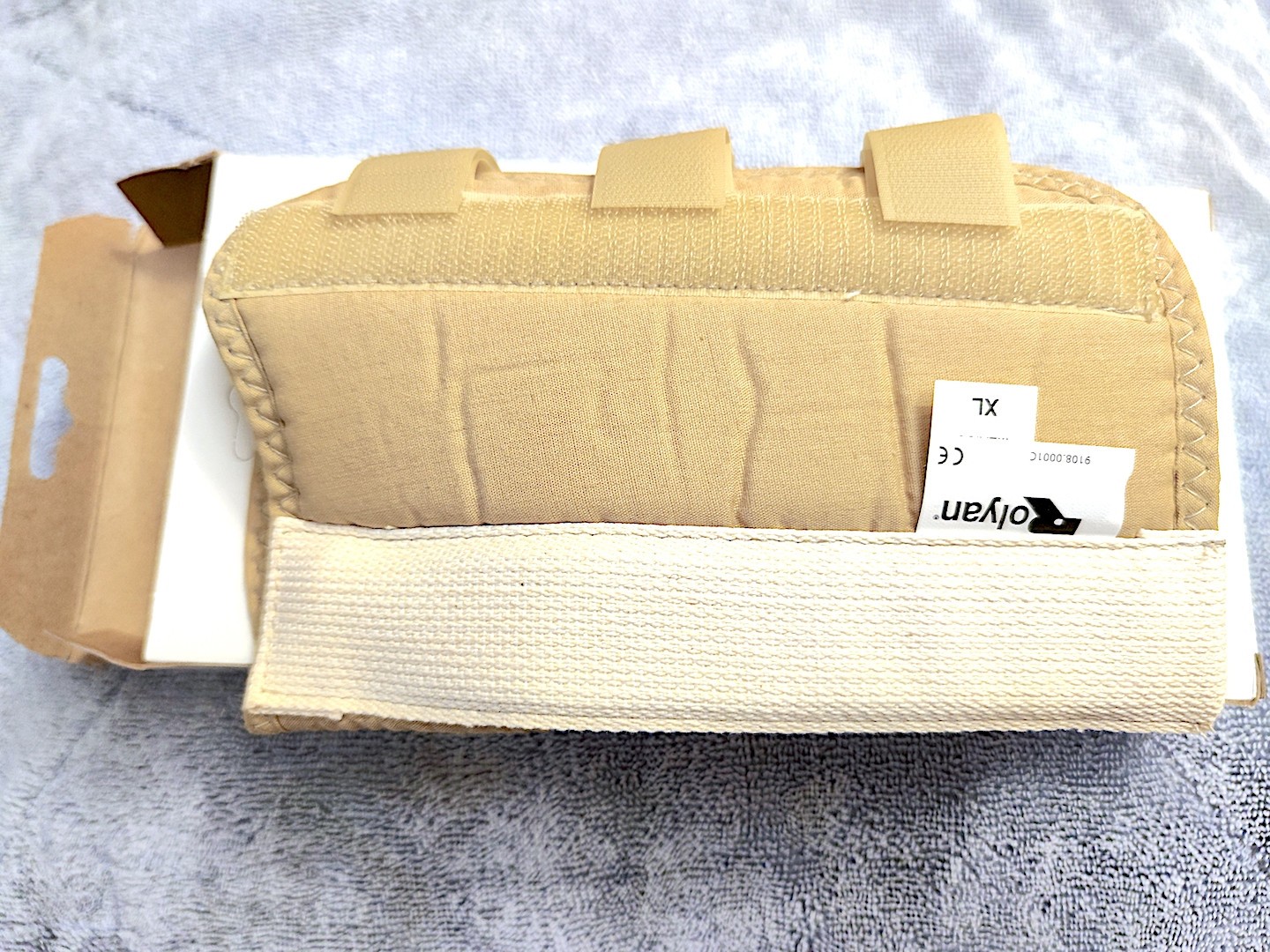 [NEW] Rolyan D-RING Wrist Brace X-Large XL Left Beige A611LXL 081283969