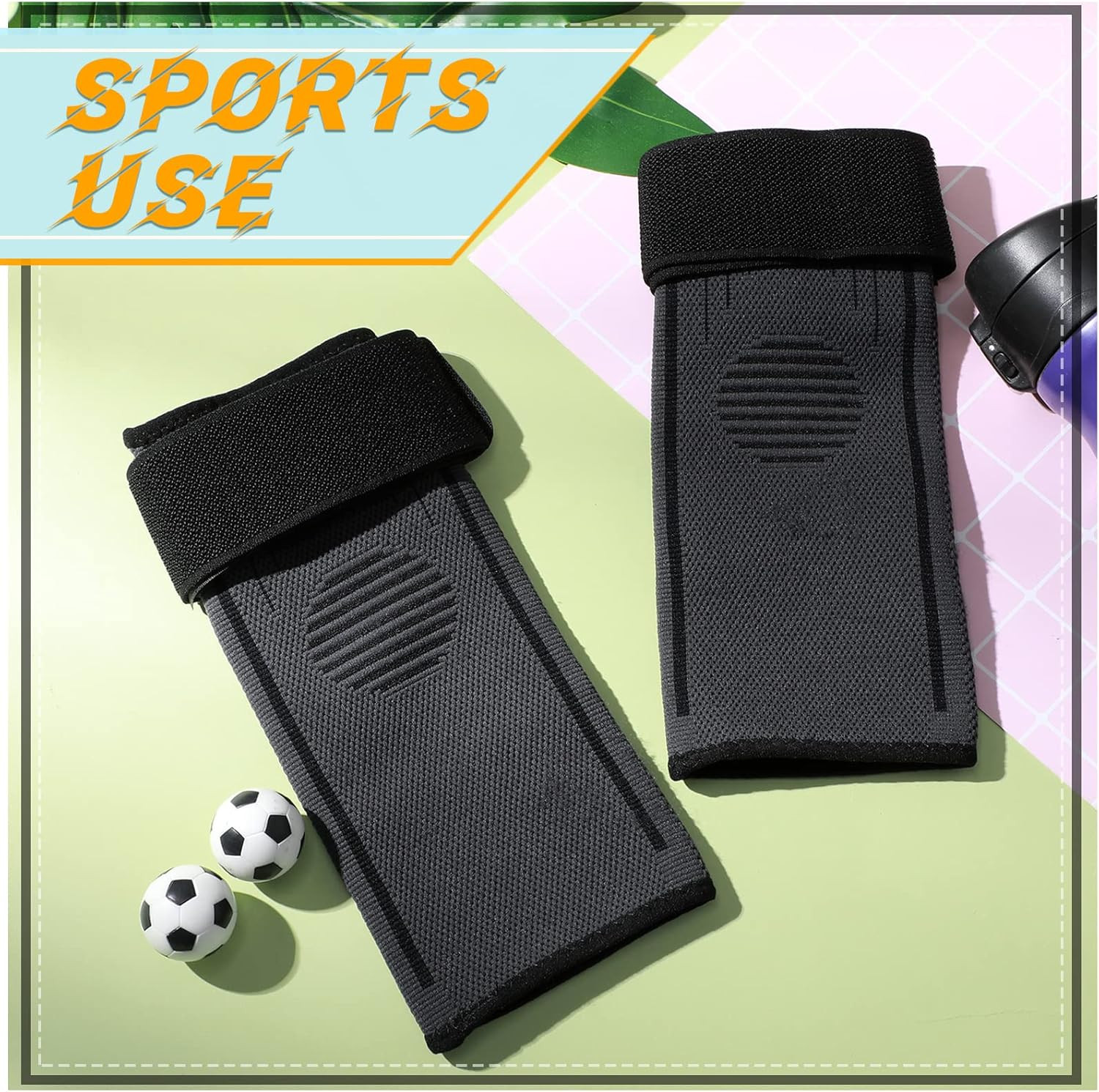 1 Pair Ankle Brace for Kids Compression Ankle Sleeves Adjustable Foot Support Br