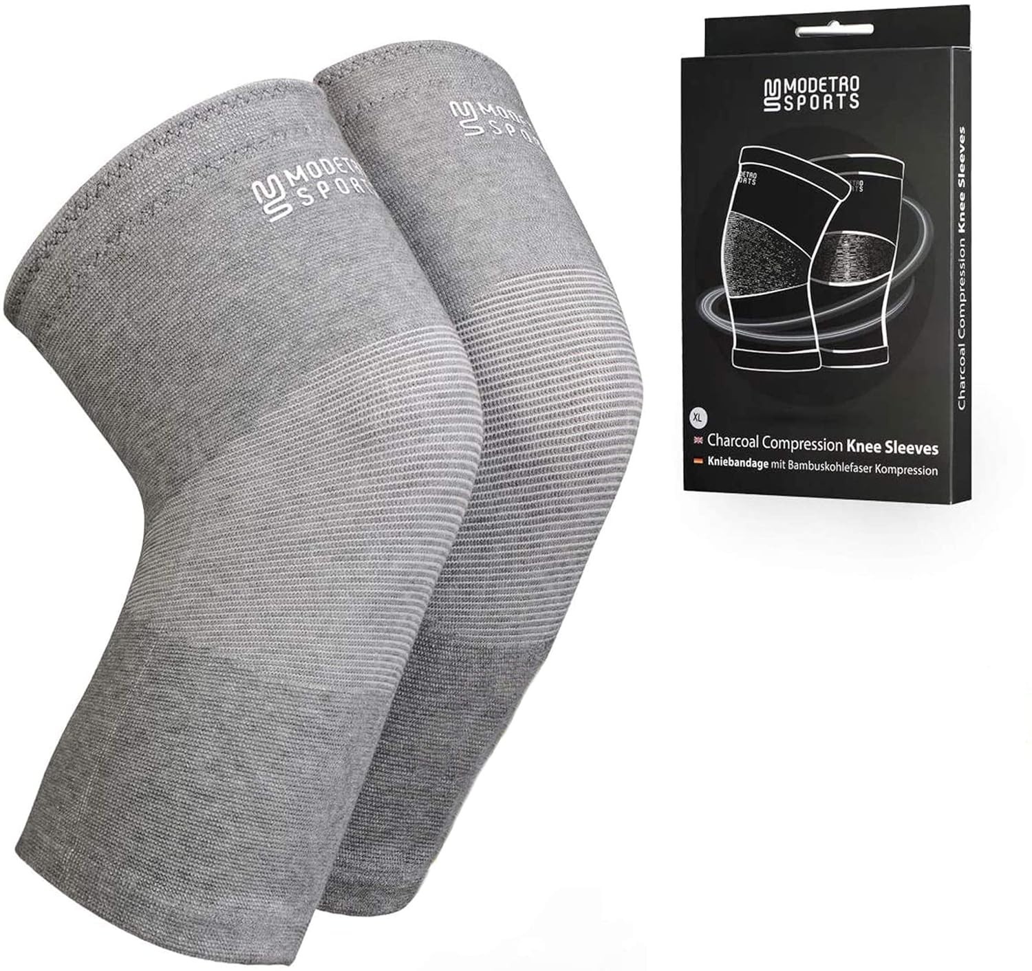 Bamboo Charcoal Knee Compression Sleeve – Comfortable Support for Athletes