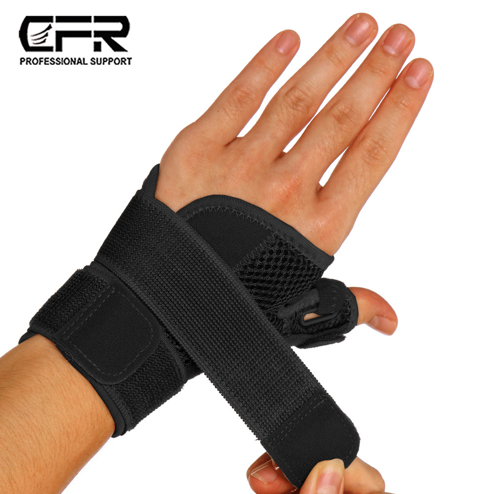 WRIST HAND BRACE SUPPORT Sprain Splint ARTHRITIS BRACE Thumb BANDAGE WRAP GYM