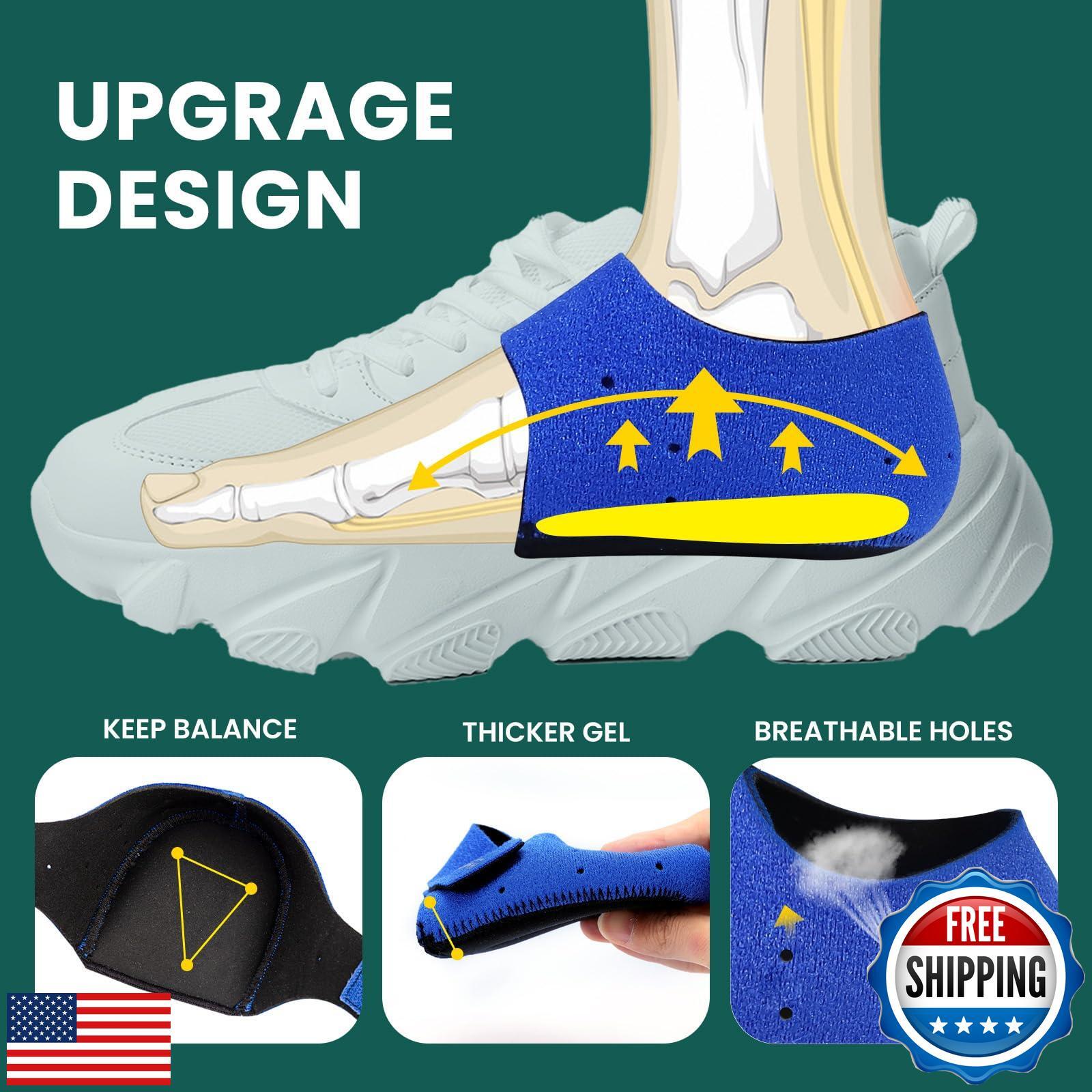 Plantar Fasciitis Protector for Shoes – Welnove Heel Cups for Pain Relief, In