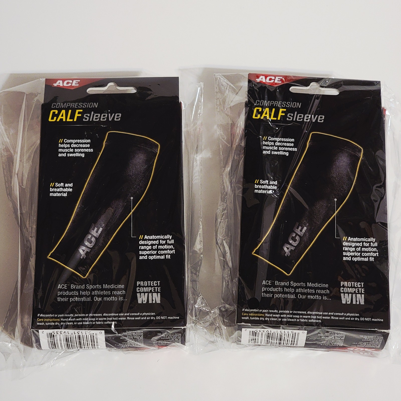 Ace Calf Compression Sleeve SM/M For Football, Basketball, Volleyball All Sports