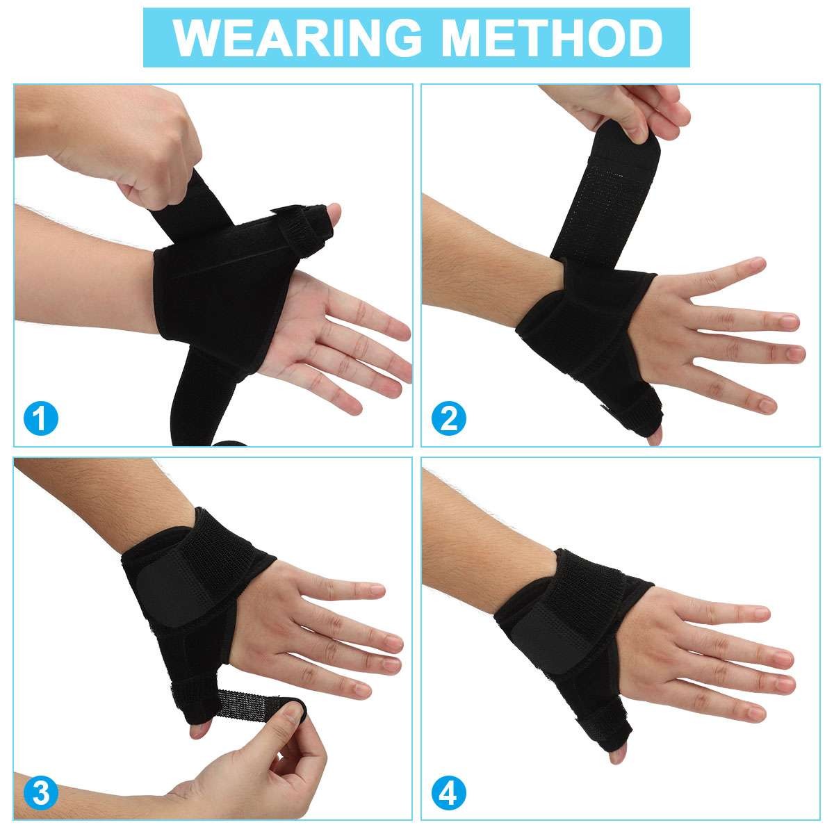 Arthritis Thumb Support Brace Splint for Carpal Tunnel Trigger Thumb Immobilizer