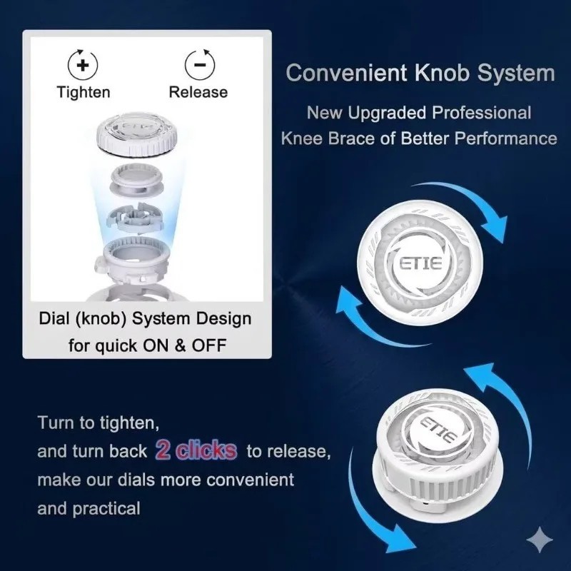 Smart Knob-Type Sports Knee Brace For Joint Pain Meniscus Tear Running Sports