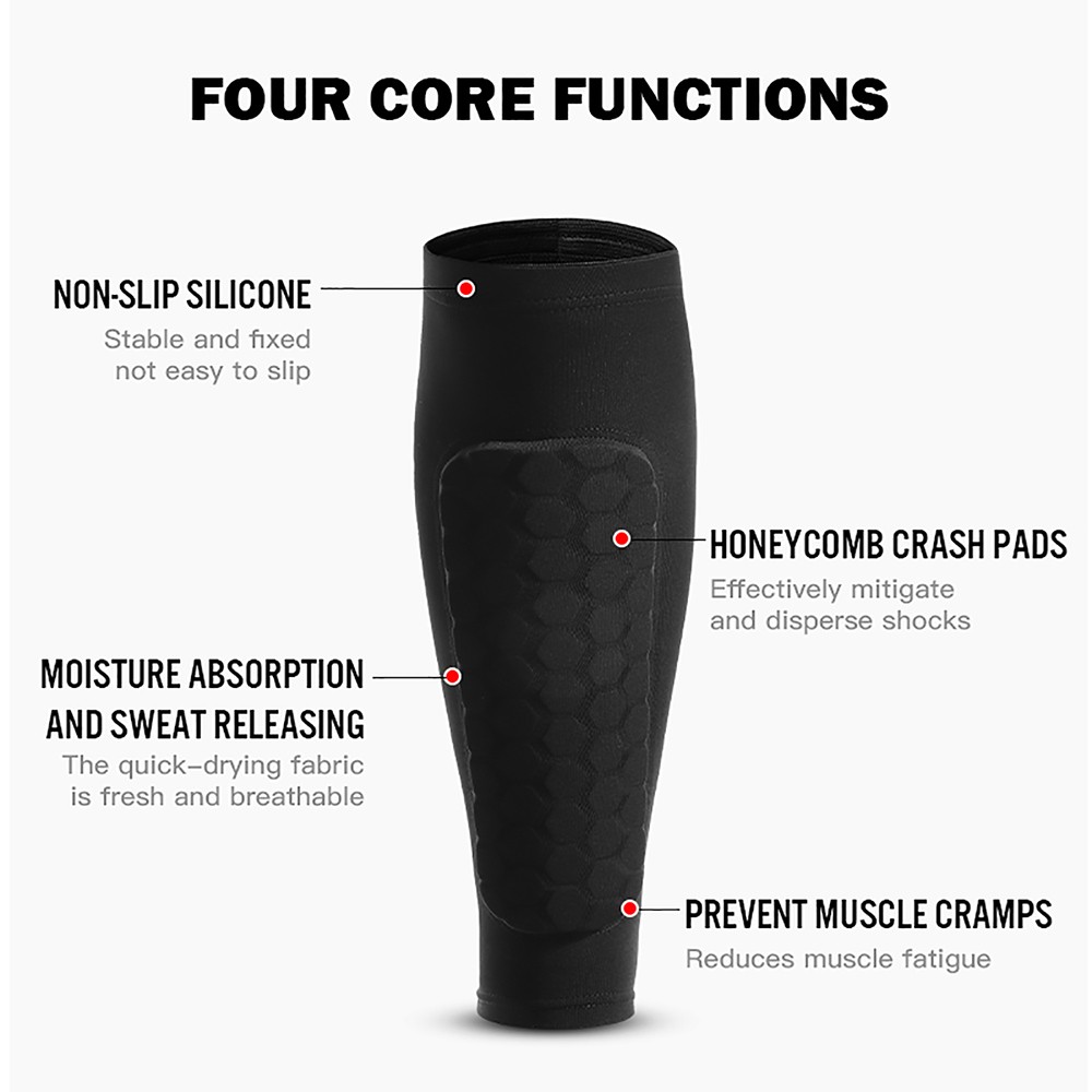 Football Soccer Shin Guards Pads for Kids Youth Adult Sport Leg Protective Gear