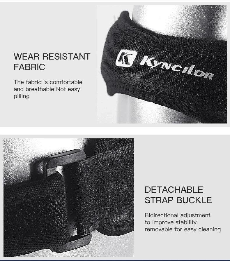 1 Piece Knee Patellar Tendon Knee Support Strape Brace Adjustable Shock
