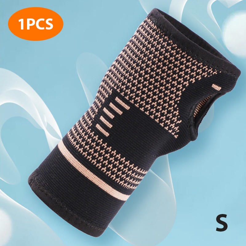 Wristband Sports Compression Wrist Brace Sleeve Support Elastic Palm Hand Gl-cx