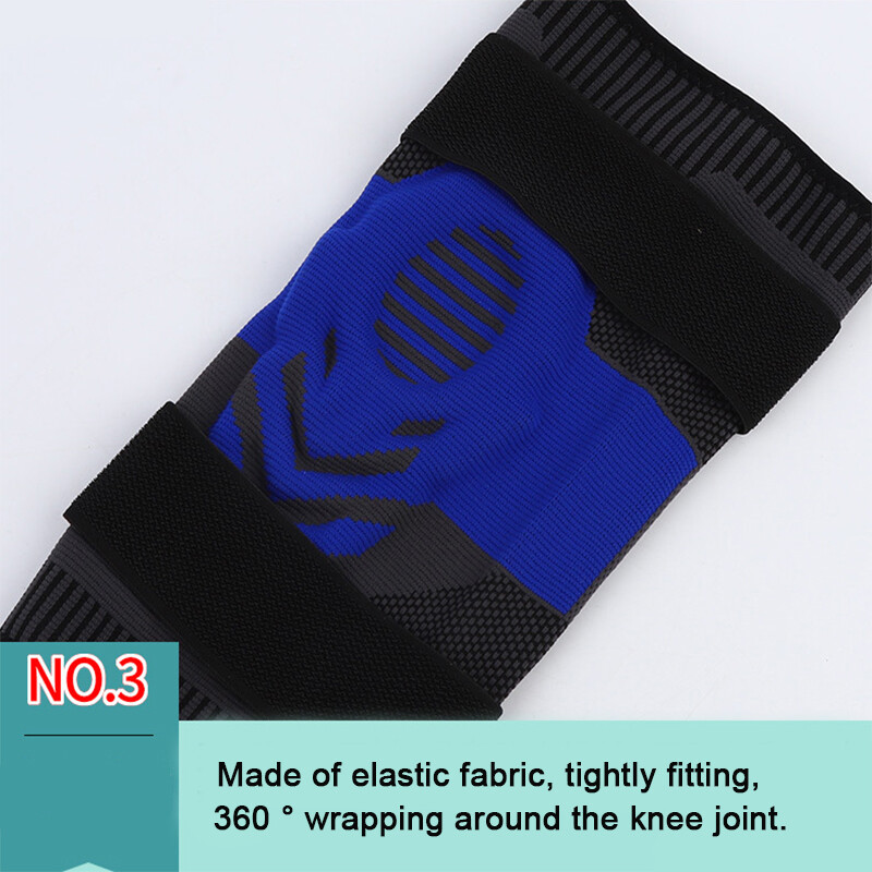 Knee Brace Gel Pad Compression Sleeve Support Arthritis Joint Pain Relief Sports
