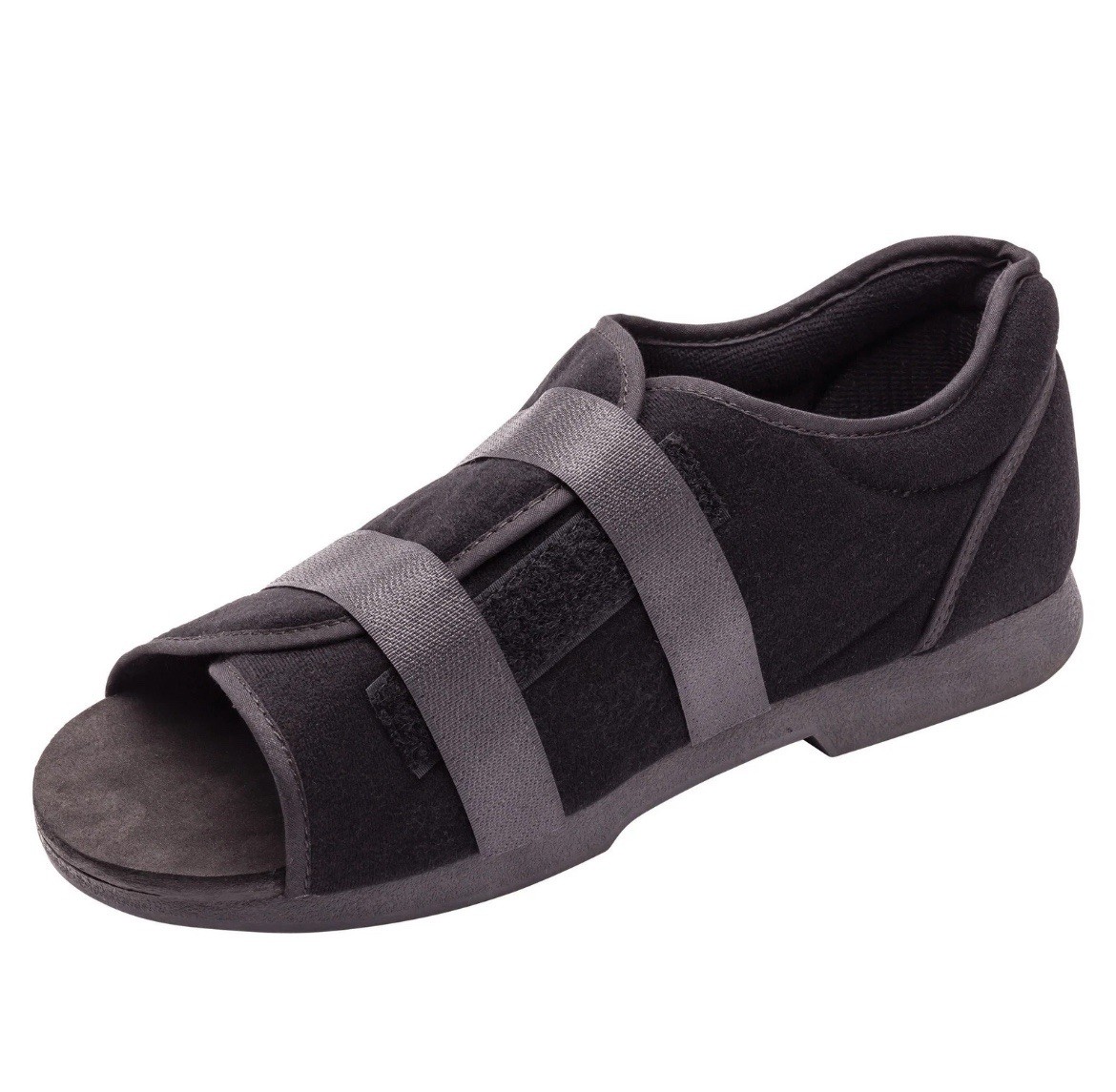 Ossur Black Soft Top Post-Op Shoe Small Hook and Loop New!