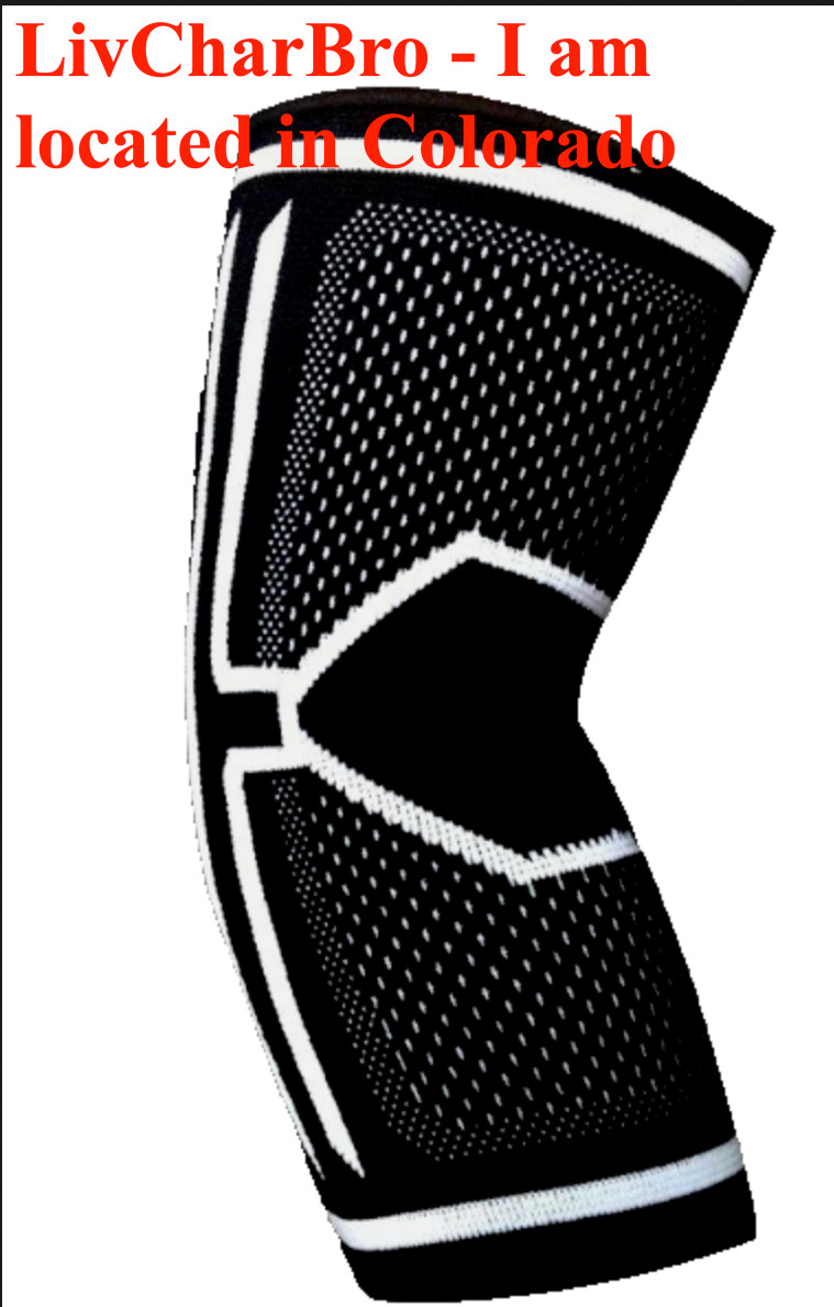Elbow Brace Compression Sleeve Support Arthritis Tendon Pain Small