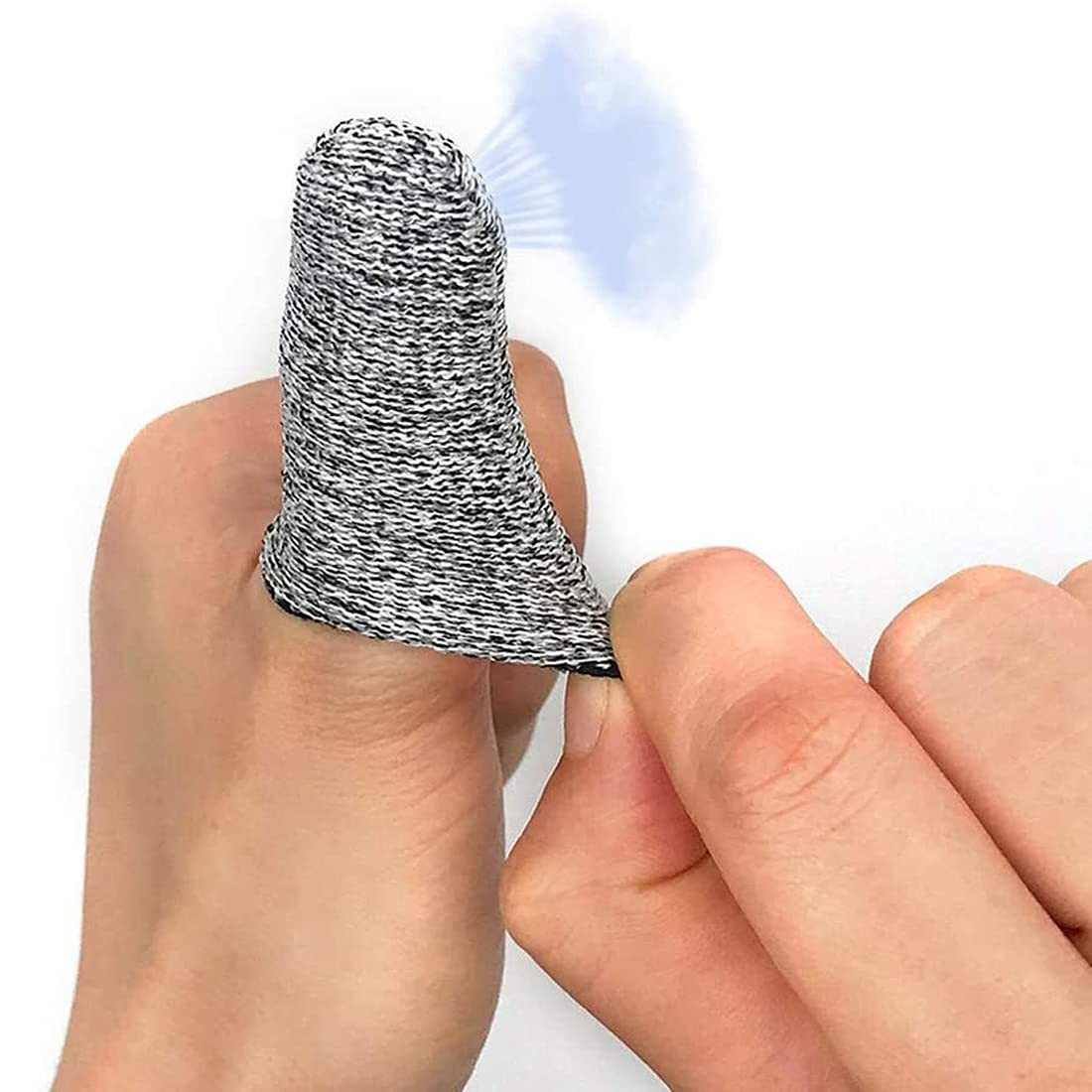 Breathable Finger Protectors, 40 PCS Cut Resistant Cots for Kitchen & Work Needs