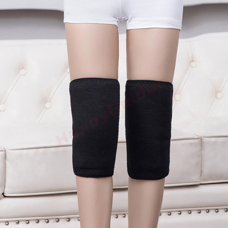 Warm Knee Pads Thick Double Layer Imitation Cashmere Knee Pads for Elderly Women