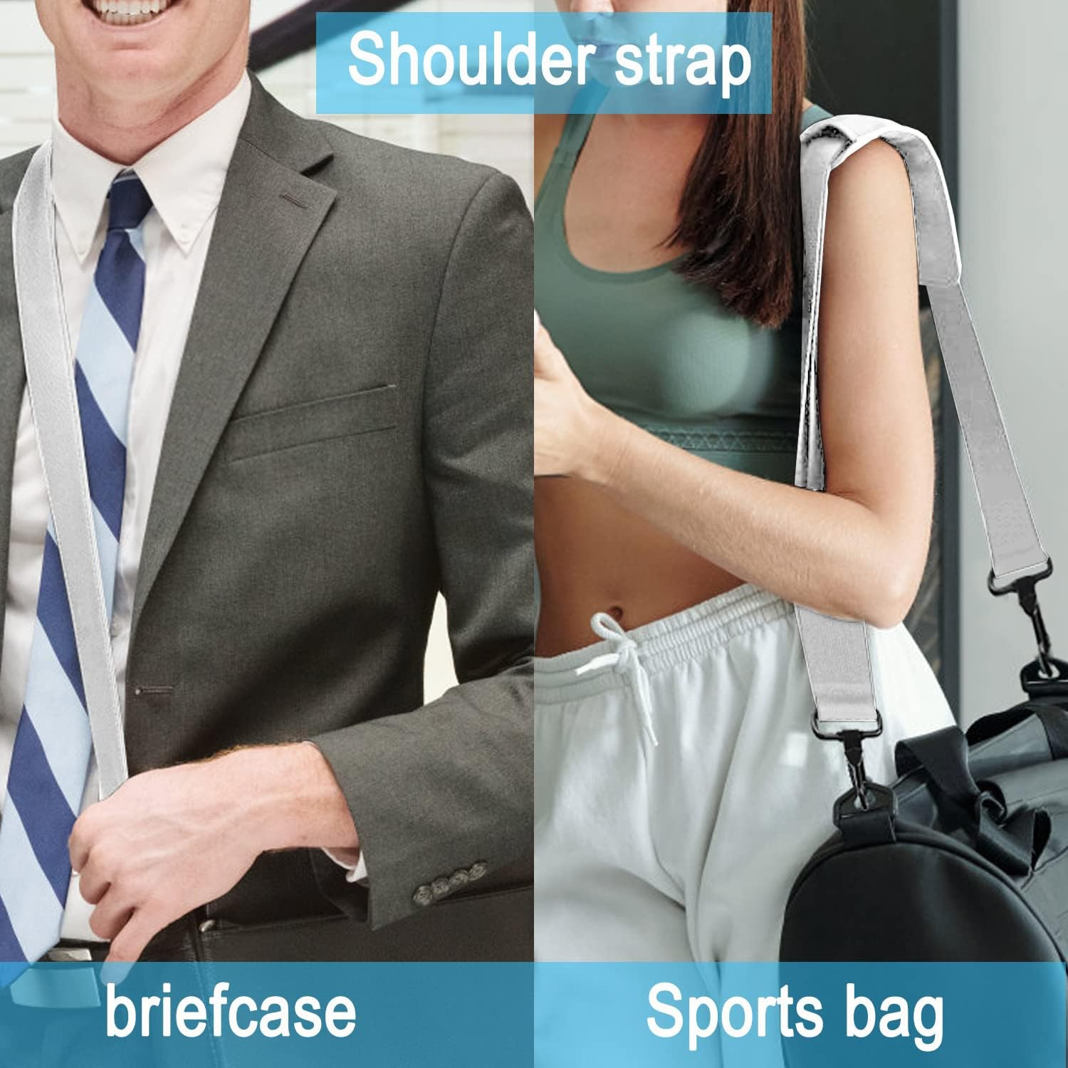 56 Inch Shoulder Strap, Universal Adjustable Shoulder Belt Replacement